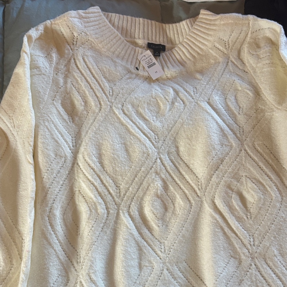 White Talbots  Sweater